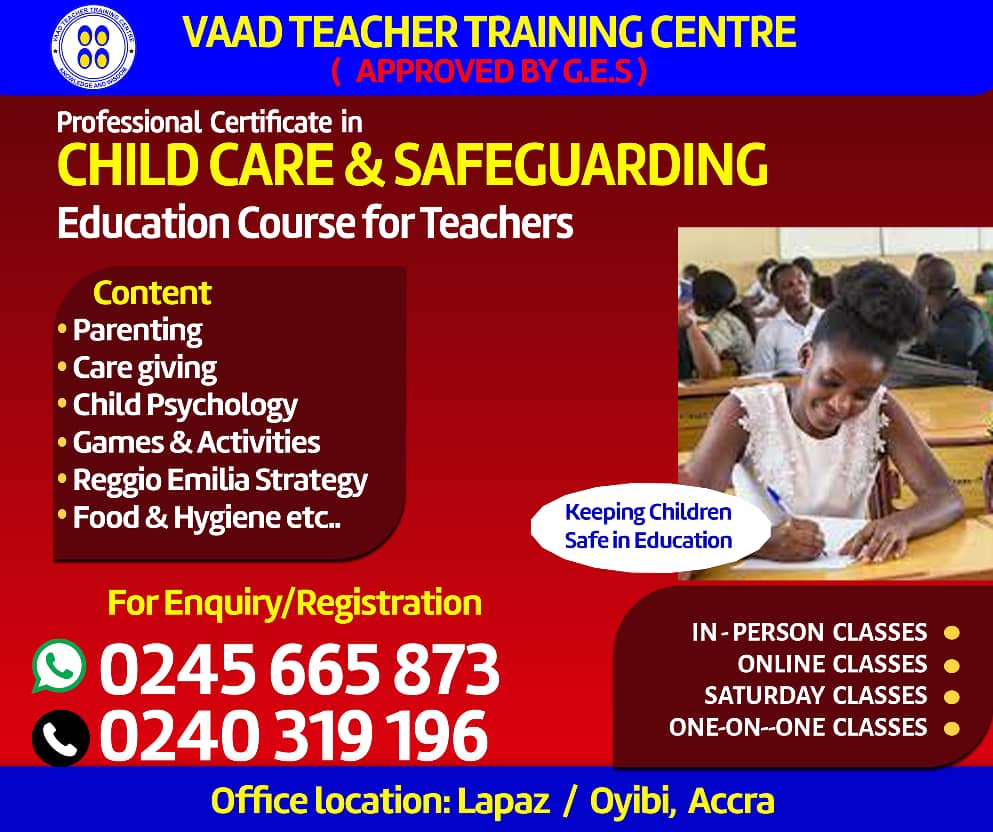 CHILD CARE AND SAFEGUARDING Education
